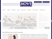 Tablet Screenshot of missoulapilates.com